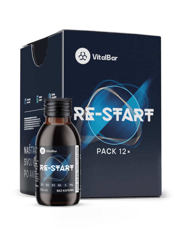 RE-START 12ks PACK tekutý výživový doplnok na odbúranie alkoholu | Vitalbar